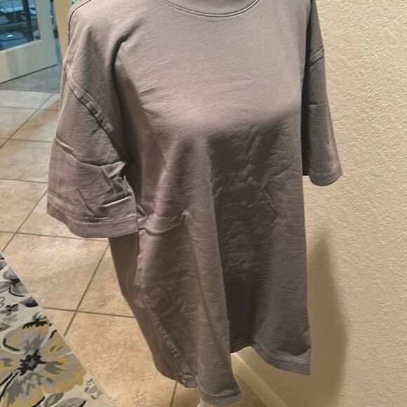Yeezy Gap Collab Tee Shirt Gray Crewneck Men's Size S Oversized Streetwear New - Picture 2 of 11